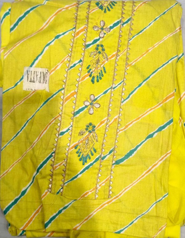 Bright Yellow pure auto Kurta Set with Embroidered Yoke | Festive & Daily Wear