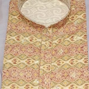 Men's Festive Designer Kurta Set (Kurta + Inner Pajama)